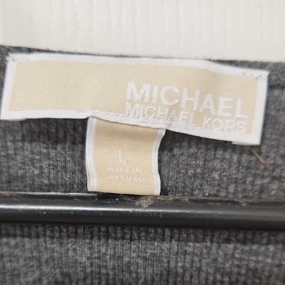Bundle‎ Sale | 4 FOR $20| Michael Kors Charcoal Button-Down Shirt - Picture 2 of 4